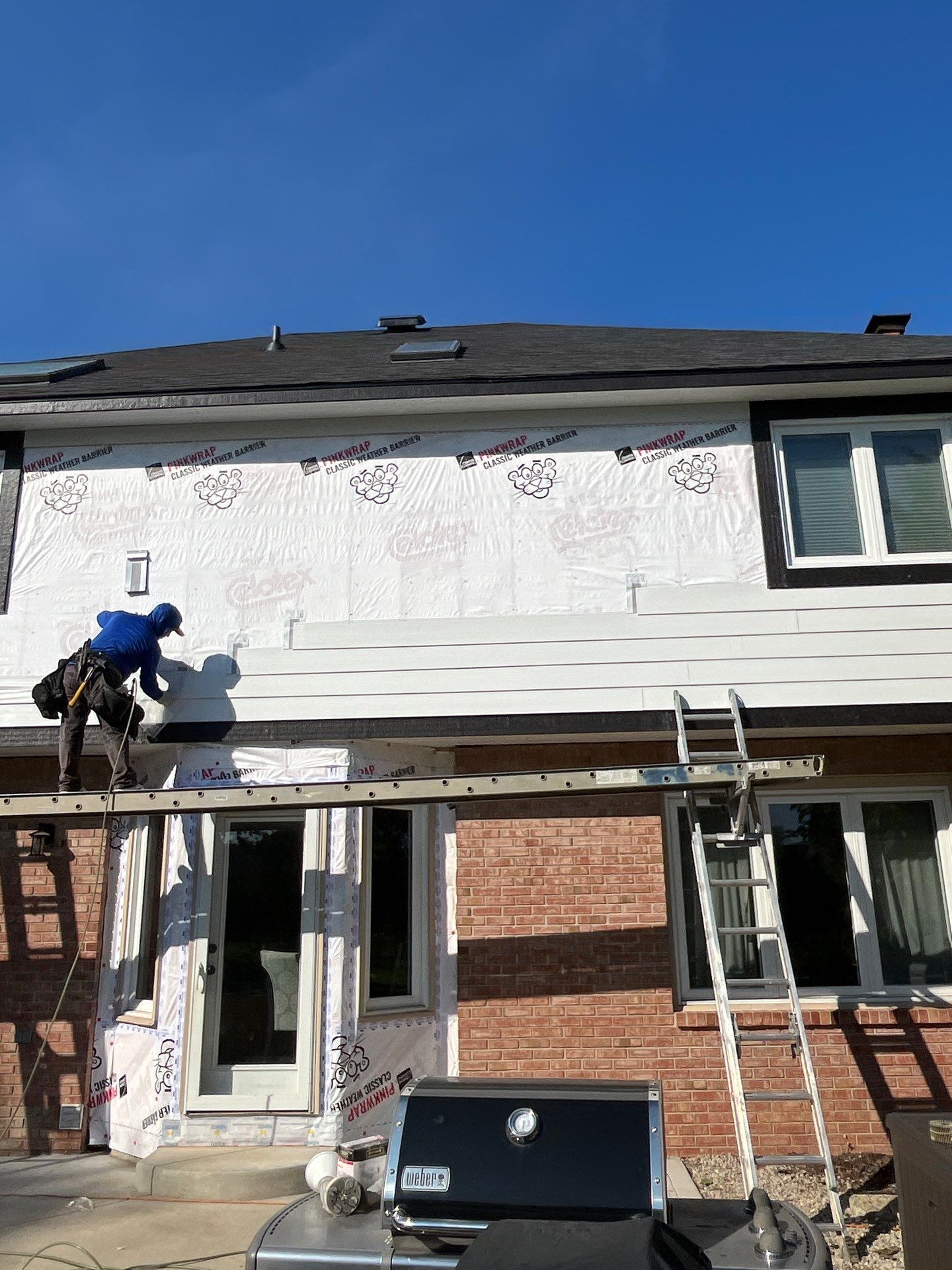 Front elevation with James Hardie ColorPlus siding